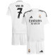 Vini JR. #7 Enfant 2024/25 Real Madrid Domicile Maillot - Trousse