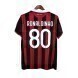 2008-09 AC Milan Rétro Domicile Maillot - Ronaldinho 80-1