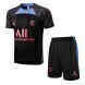 2022-2023 Jordan Pair PSG Training Shirt & Shorts - Black