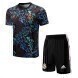 2022-2023 Real Madrid Training Shirt & Shorts - Black 2