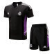 2022-2023 Real Madrid Training Shirt & Shorts - Black 3