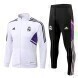 Real Madrid Soccer Jacket & Pants 2022-2023 - White