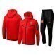 Barcelona Hooded Jacket & Pants 2022-2023 - Red