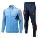 Manchester United Soccer Jacket & Pants 2022-2023 - Light Blue