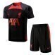 2022-2023 Liverpool Training Shirt & Shorts - Black 2