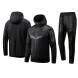 South Korea Hooded Jacket & Pants 2022-2023 - Black