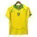 2004 Brazil Retro Home Soccer Jersey