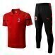 2022-2023 AC Milan Training Polo & Pants - Red