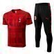 2022-2023 AC Milan Training Shirt & Pants - Red