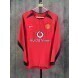 2002-2004 Manchester United Retro Home Soccer Jersey - Long