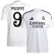 Mbappe #9 2024/25 Real Madrid Domicile Maillot